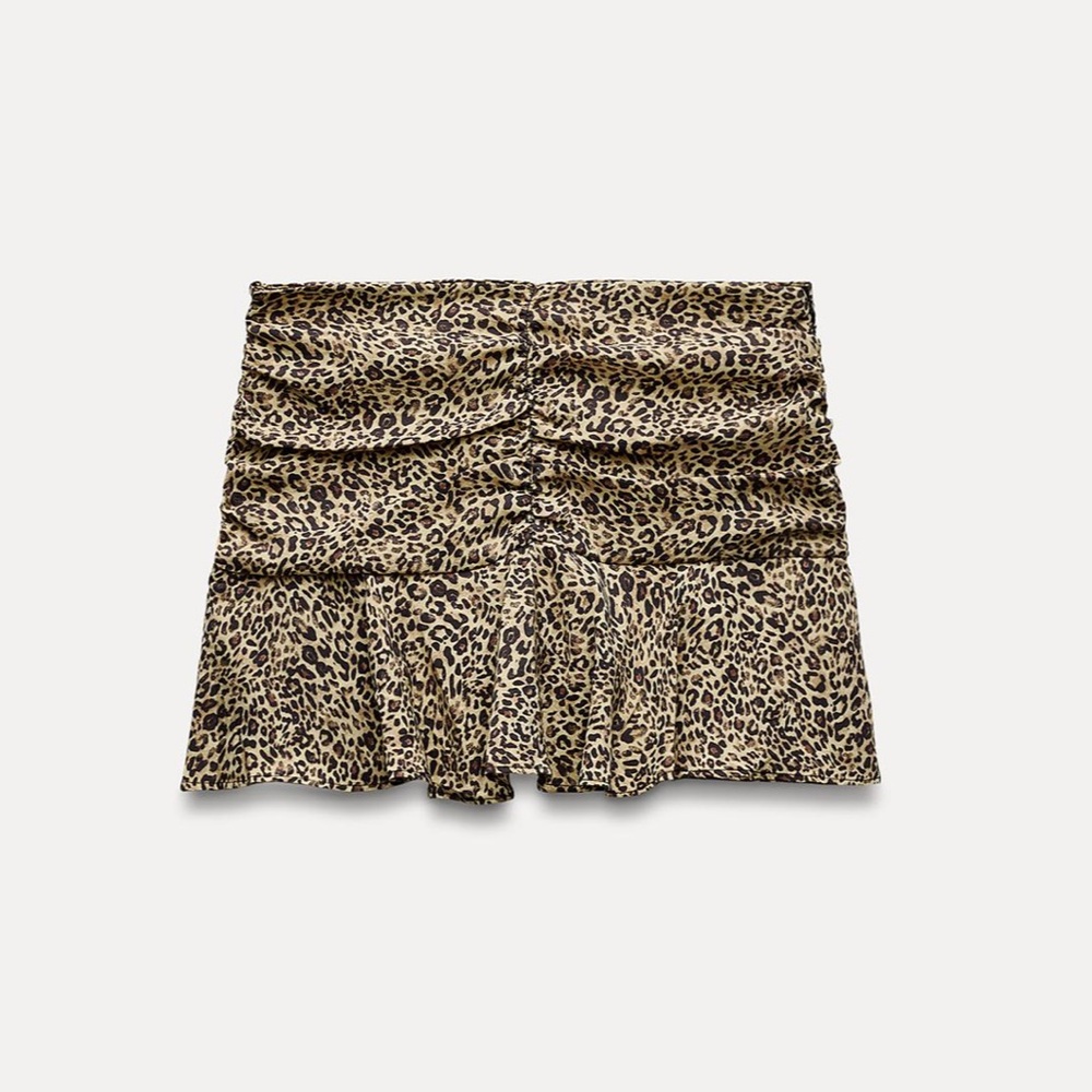 Zara Cheetah Skort